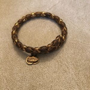 Alex and Ani Bead wrap in gold